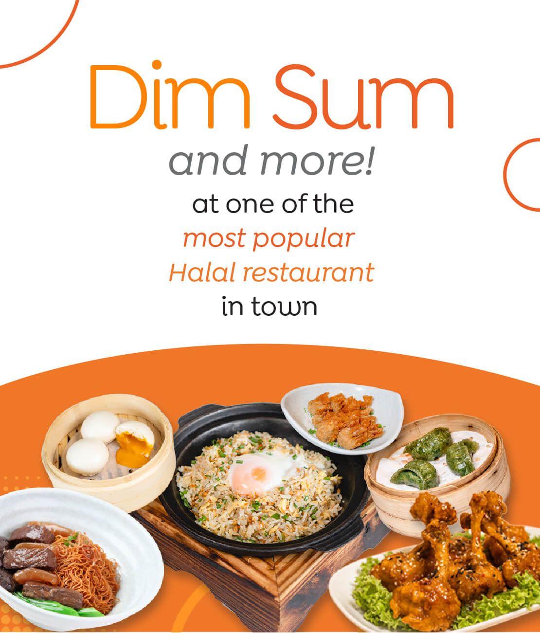 The Best Halal Dim Sum Restaurant - Mobile Banner